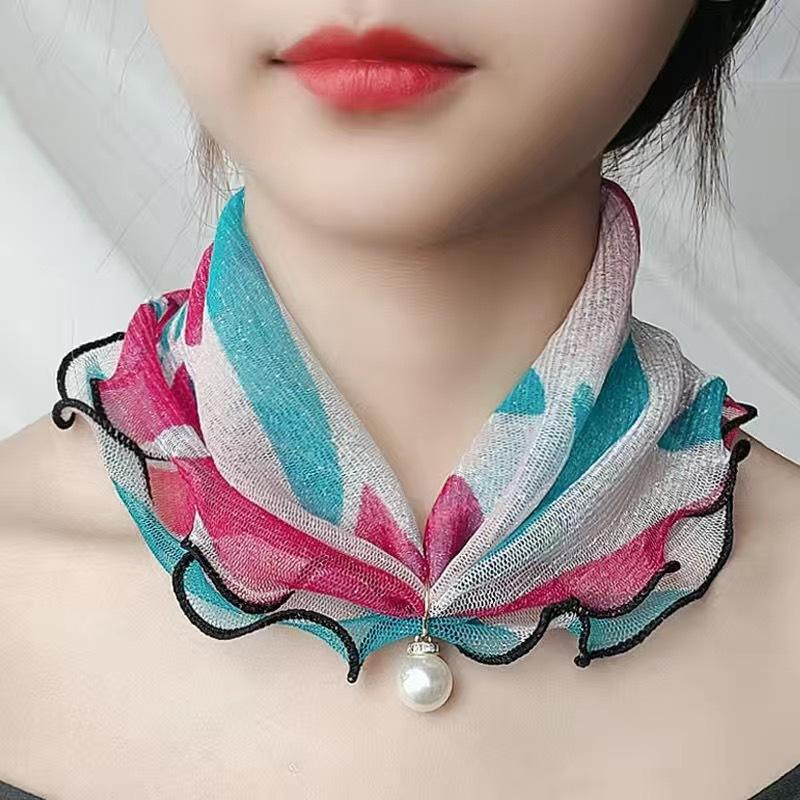 Damen Spitzenschal, verschiedene Farben, Damenschal, Spitzenschal, modische Schals für Frühling und Sommer