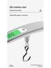 Stainless Steel Portable Handheld Electronic Scale 50kg for Luggage, Fishing, and Groceries