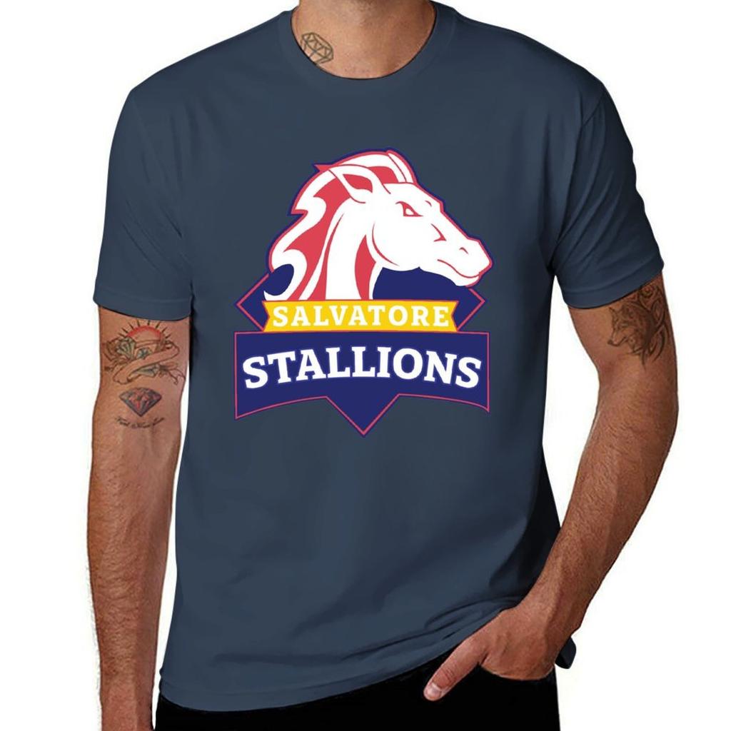Salvatore Stallions Legacies Tvd The Originals Tshirt Casual Loose Short Sleeve Tee For Unisex