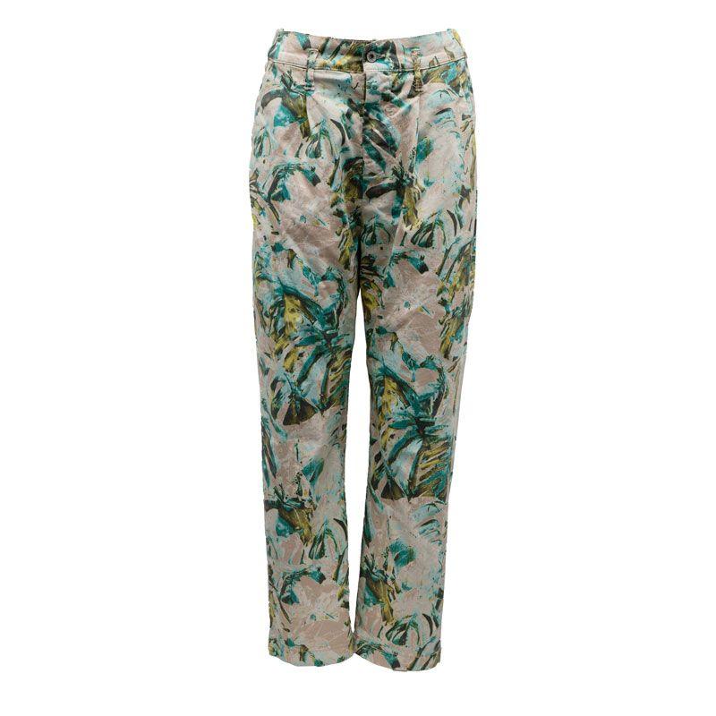 

Pantalon tofu imprimé plantes tropicales Femme PLEASE M разноцветный