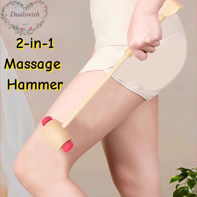Holzmassagehammer Jucken Kratzen Multifunktional Rückenmassage Fitness Rehabilitation Entspannung Massagehammer