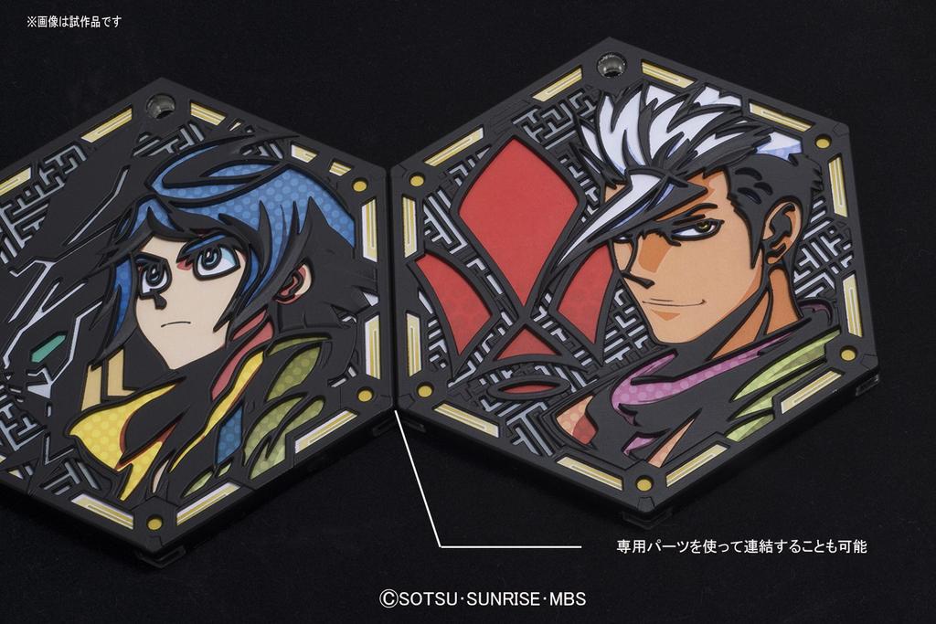 Character Stand Plate Mobile Suit Gundam Orphans Mikazuki Augus Iron-Blooded Iron-Blooded