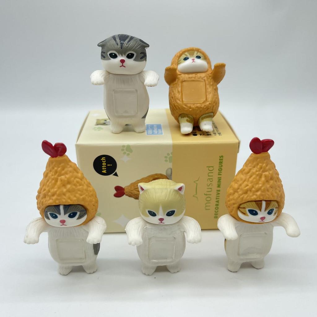New Products In Stock Mofusand Doll Cat Fruit Blind Box Handmade Female Healing Series Desktop Ornament Surprise Gift For Girls