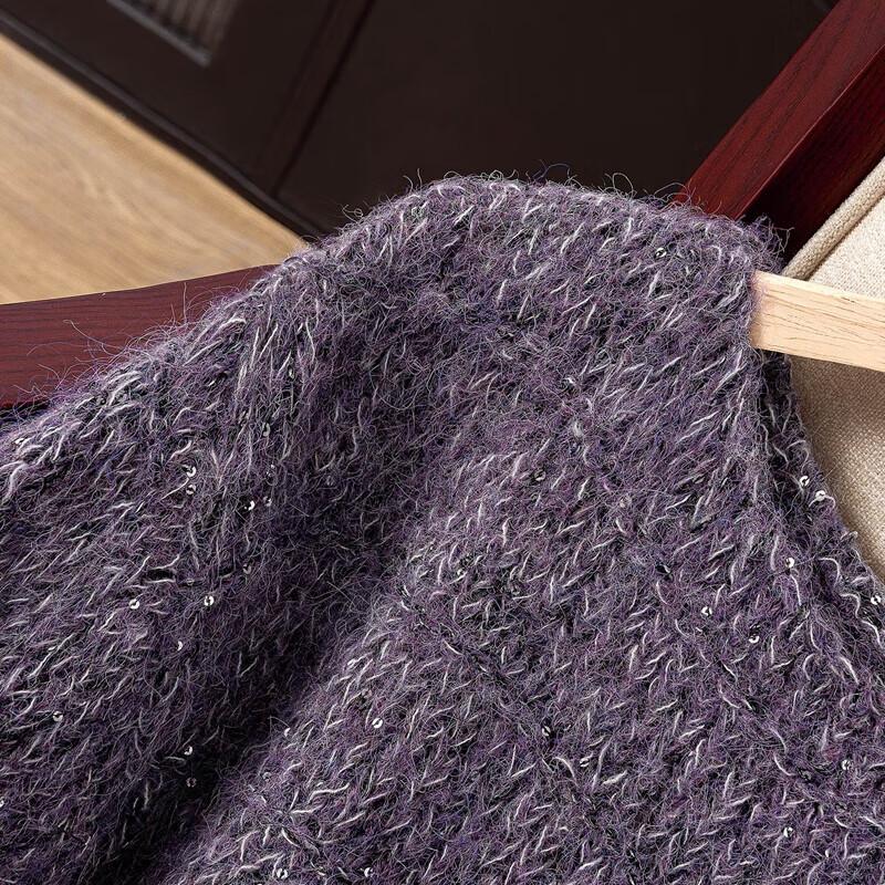 Silkbay Women's Wool Blend Knitted Sweater