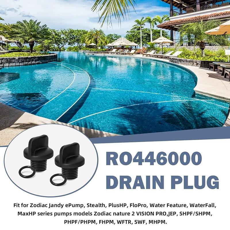 Badebasseng Spabad Varmeapparat Dreneringsplugger Forzodiac Jandy Filterpumper Spapumpe Dreneringsplugg For dreneringsplugg O-ring