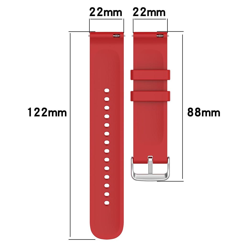 Extra Large Silicone Strap for Samsung Galaxy Watch 6 - 20/22mm Flat Head