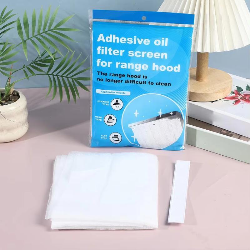 12 listů jednorázový kuchyňský olejový filtrační papír netkaný absorpční papír proti oleji pro digestoř