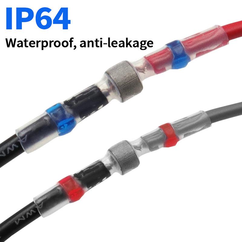 50Pcs Heat Shrink Solder Sleeve Waterproof Seal Wire Splice Connector Tube Kit