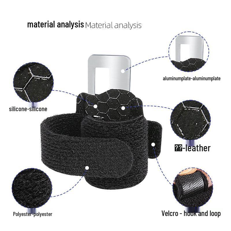 Anti-Slip Hammer Toe Sleeve with Fixing Strap & Aluminum Support