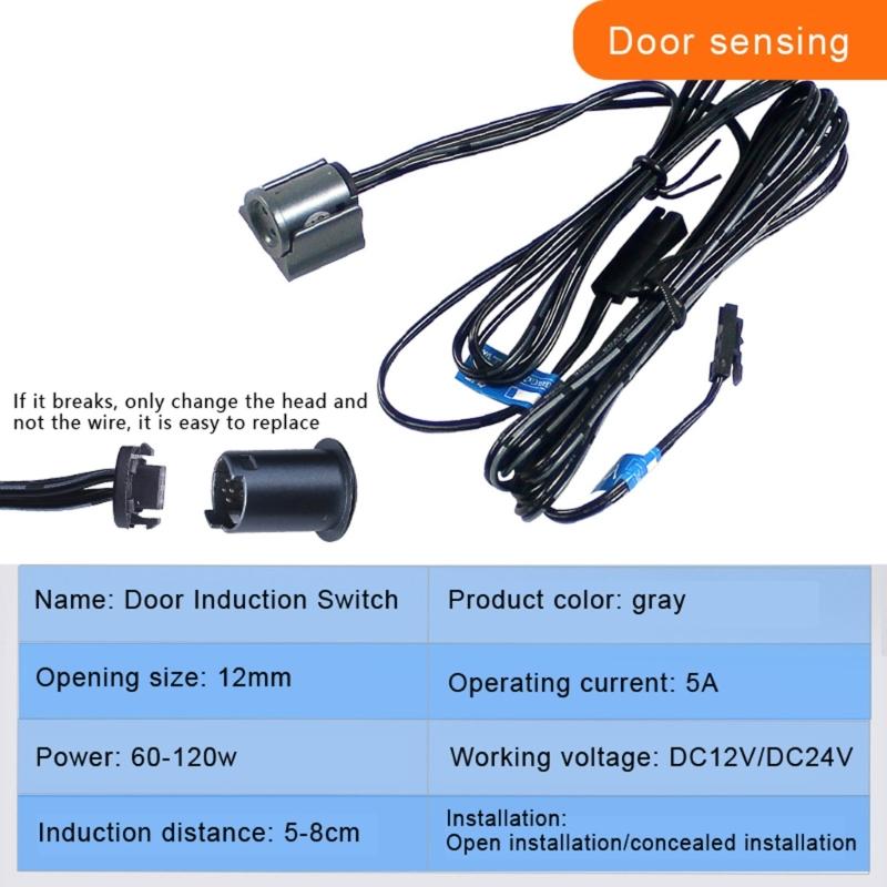 Kleine Küchenschrank-Sensorschalter LED-Licht Handwischschalter für LED-Schranklicht/Garderobenlampe