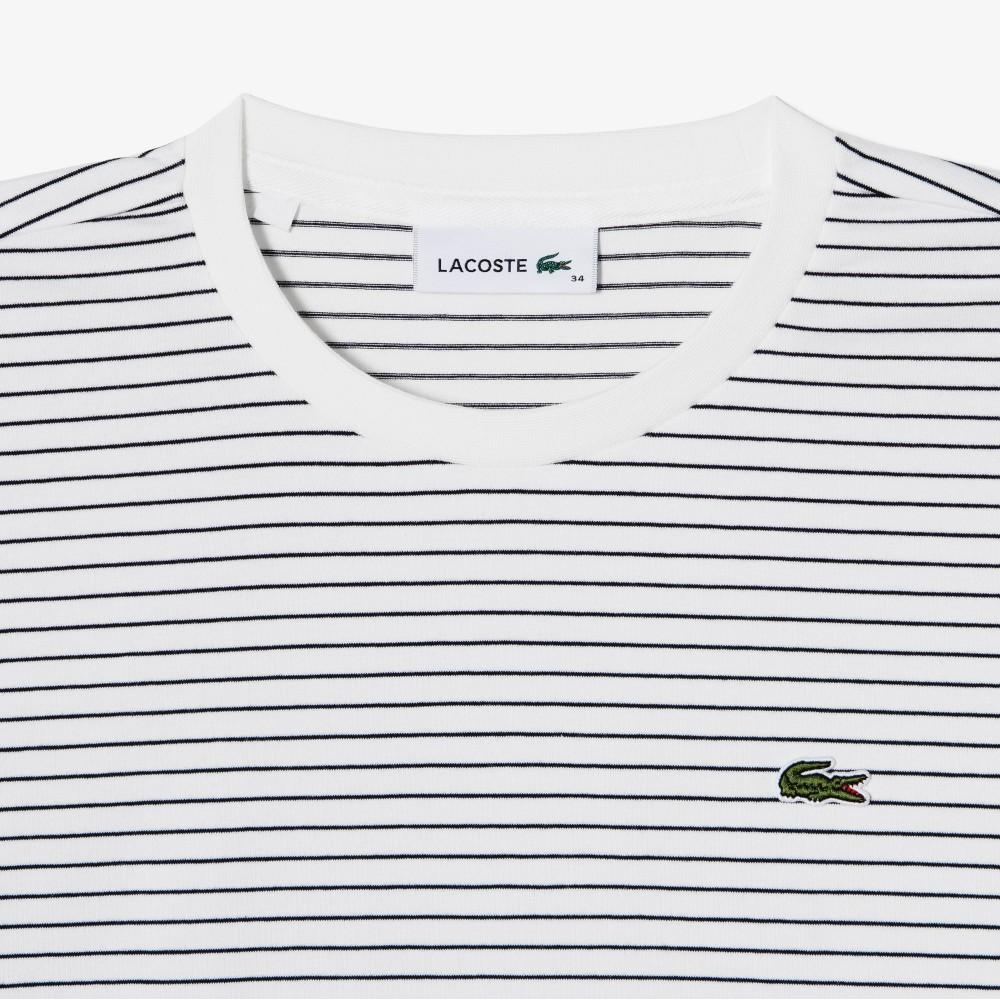 Lacoste Women's Striped Ribbon Long-Sleeve T-Shirt TF932E-56G166