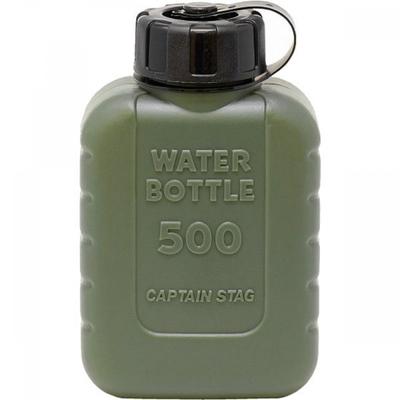 CaptaIn Stag Ue 2042 [Lagunen-Wasserflasche 500 ml mit Skala, oliv, hergestellt in Japan]