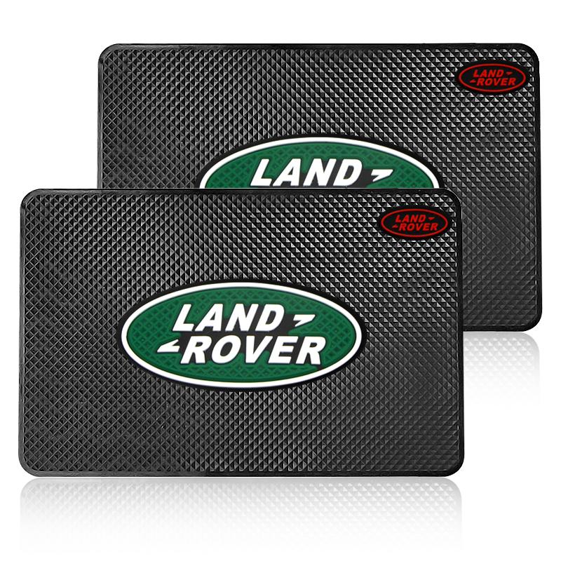 

Стайлинг автомобильной эмблемы Нескользящий коврик Центральная панель приборов Противоскользящая накладка Салон для Land Rover Discovery Range Rover Evpque Defender Автомобильный очечник Rover L322 2pcs