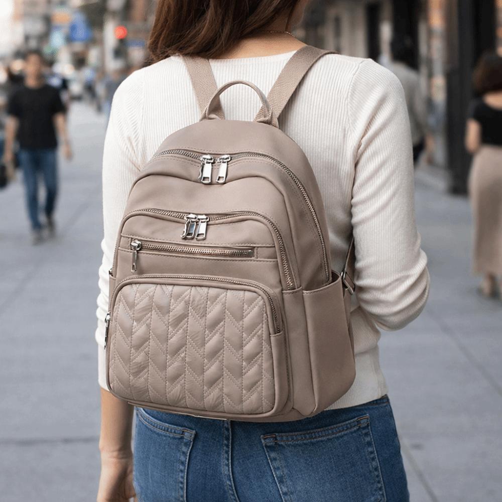 Durable Nylon Travel Backpacks Waterproof Middle Age Mom Rucksack  Outdoor Activities