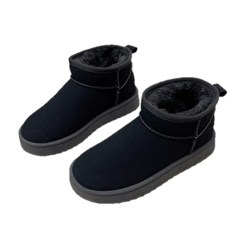 Nieuwe sneeuwlaarzen dames 2025 winter nieuwe fluwelen verdikte warme korte laarzen internetberoemdheid anti-water katoenen schoenen