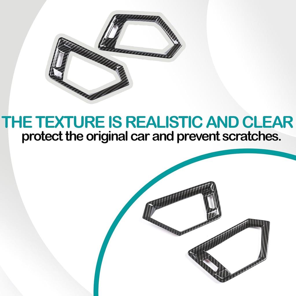 Car Side Air Vent Outlet Cover Trim Frame Compatible with BMW 3 Series G20 G28 2020-2022, Central Side Dashboard Air Vent Outlet Cover Protective