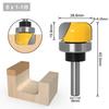 1-1/8" Diameter Bowl & Tray Router Bit - 8mm 6mm 1/4inch Shank