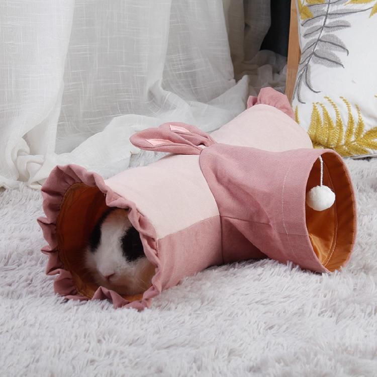 3 Holes Foldable Funny Pet Tunnel Cats for Play Training Toys for Rabbit Tunn