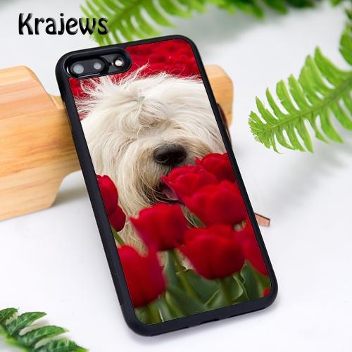 Krajews Old English Sheepdog Shaggy puppy Phone Case For iPhone 17 Air 16 15 14 plus 11 12 13 Pro Max cover coque