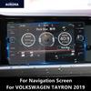 For VOLKSWAGEN TAYRON/X/GTE 19-22 Dashboard,Navigation Transparent TPU Protective Film Anti-scratch Repair Film Accessorie Refit