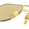 Ausgezeichnete Cartier Sonnenbrille Santos de Cartier Gold bordeaux Herren Gebraucht