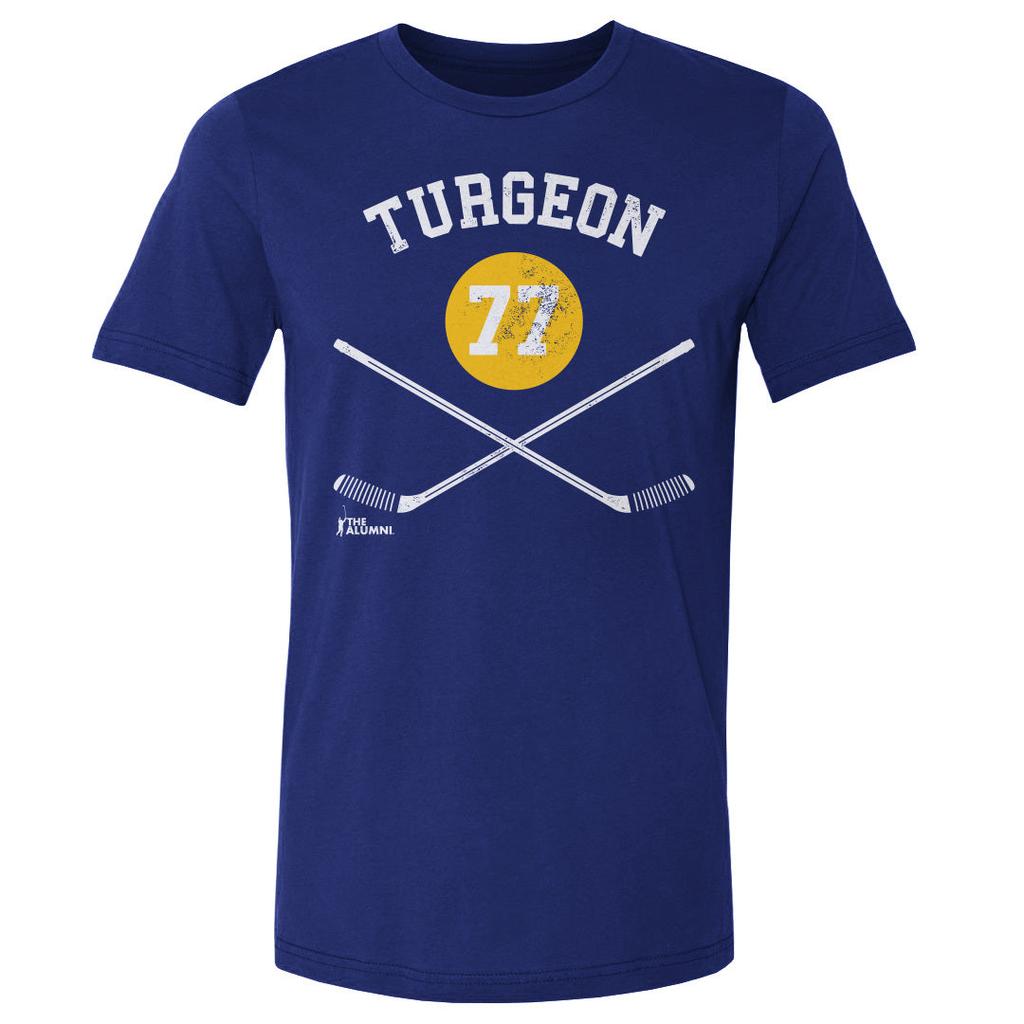 Pierre Turgeon Buffalo 77 Sticks WHT Men's Kids Women's Unisex T-shirt Tee Tops