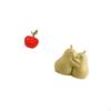 Ceramic Pear Statue Ornament Simulation Artwork Home Decoration Fruit Sculpture for Cafe Study Room