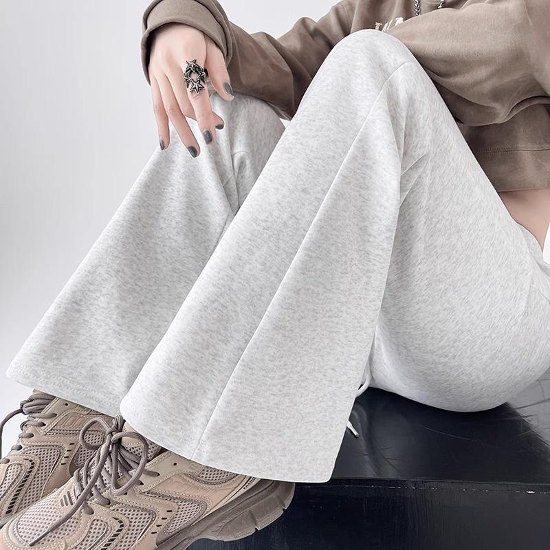 Micro-flared Sweatpants Women's Spring and Autumn New High-waisted and Thin Sweatpants