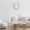 Korean  Creative Minimalist White Wall Clock Fashionable Acrylic Art Wall Decoration Home Desk Living Room Clock Decoration