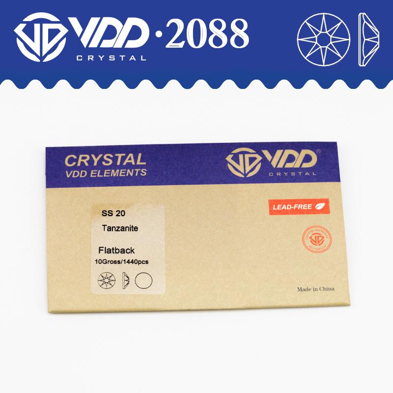 VDD SS16-SS30 High Quality 2088 Rhinestones Crystal Flatback 8 Big 8 Small 16cut Stones for DIY Crafts Nail Art Decoration
