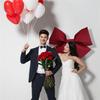 M-Modern-Decoration Big Bow Shop Display Wedding Arch Decor Birthday Party Prop Festivity Occasion DIY Red Parts Accessories S C