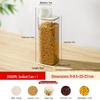 Cereal Storage Jar: Transparent, Insect & Moisture-Proof, Food-Grade Kitchen Container