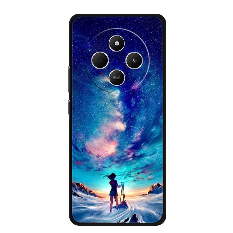 Phone Case For Xiaomi Poco C75 Back Cover Case POCOC75 Black Silicone Soft Funda For POCO C75 Case C 75 6.88" Shockproof Shell