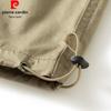 Pierre Cardin Men's 100% Cotton Multi-Pocket Casual Capri Pants