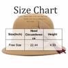 Women's Versatile Fisherman Cap British Style Round Top Woolen Hat Autumn Vintage Retro Winter Hat Girls Trendy Pumpkin Hats