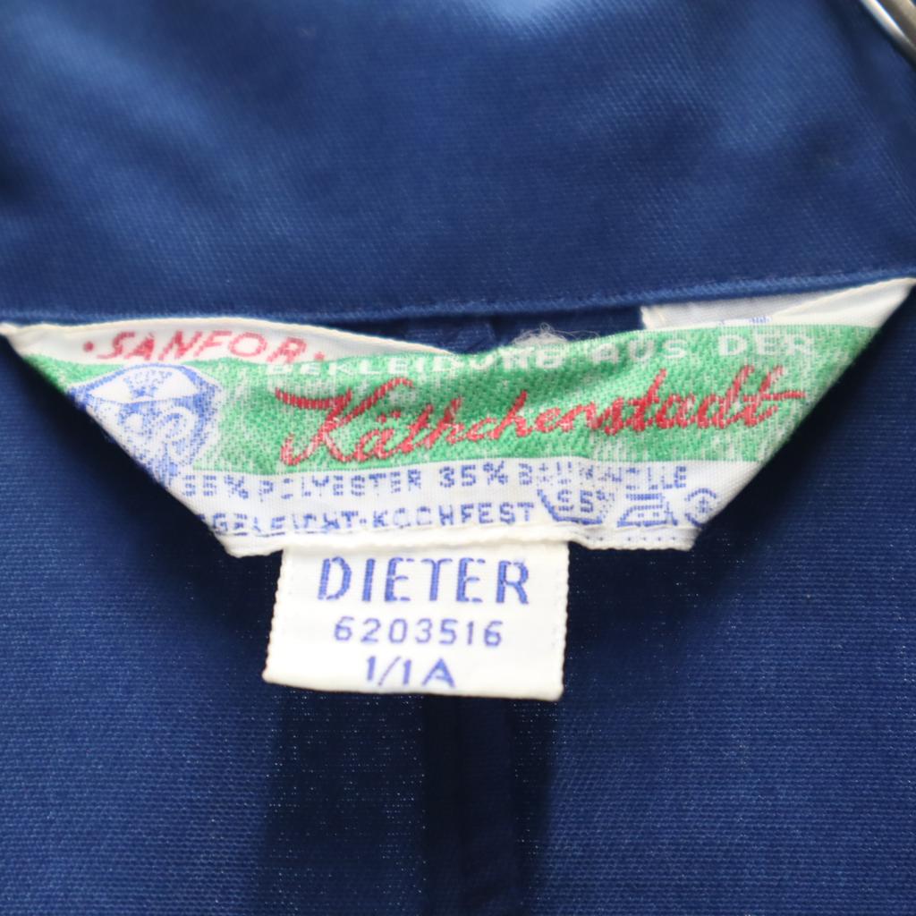 SANFOR 70s 80s vintage euro work coat 48 Blue navy blue Men's Used