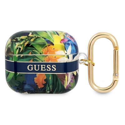Guess Gua3Hhflb Airpods 3 Cover Blue/Blue Flower Strap Collection