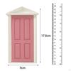 Dollhouse Front Door Mini Villa Model Miniature Fairy for Pretend Toys