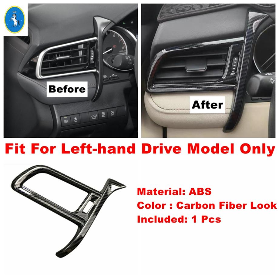 Rearview Mirror / Steering Wheel / Gear Shift Head Cover Kit Trim Fit For Toyota Camry 2018 -  Carbon Fiber Car Accessories