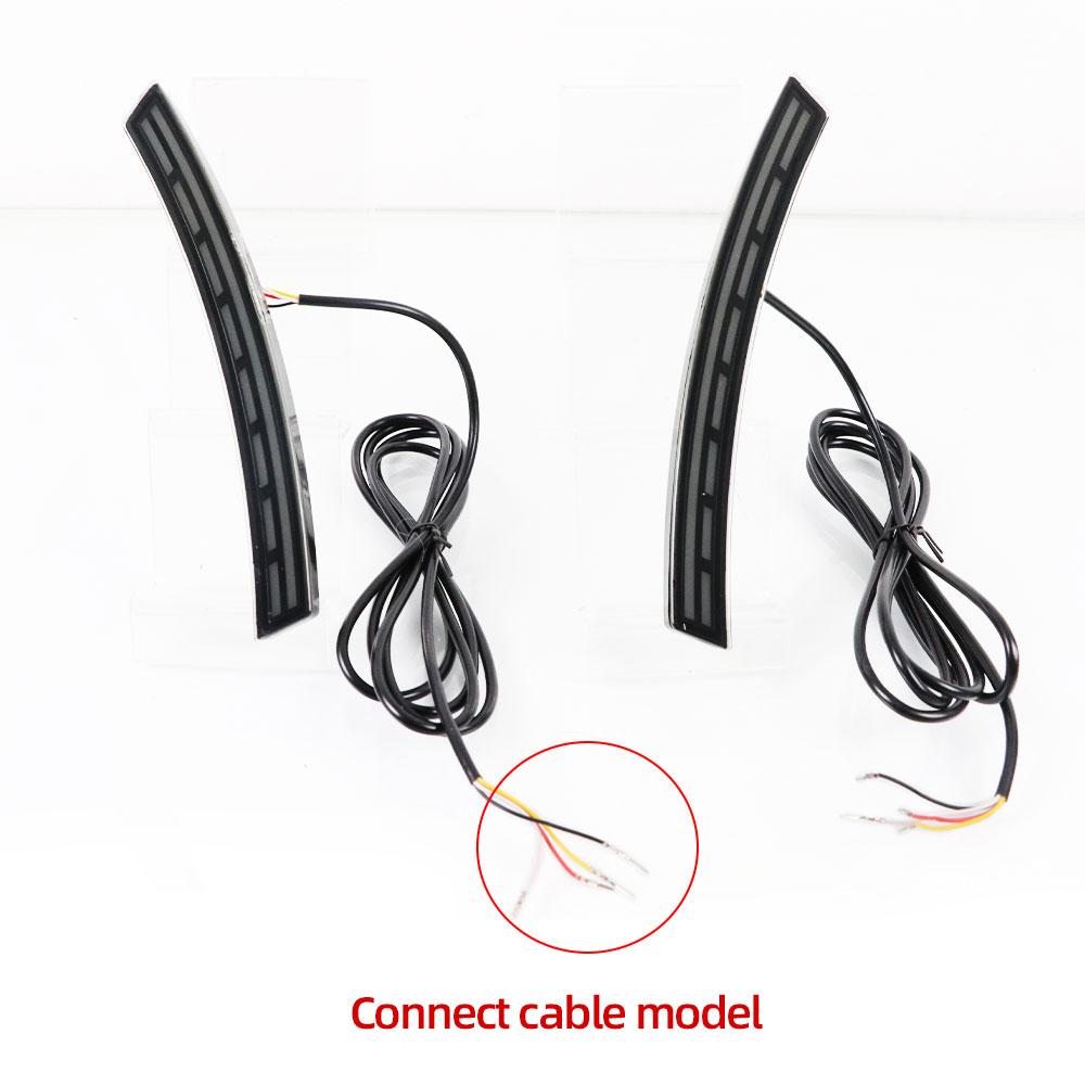 2PCS LED Side Maker Light For Honda CRV CR-V 2024 DRL Wheel Arch Turn Signal Lamp Daytime Running Light Car Accessories
