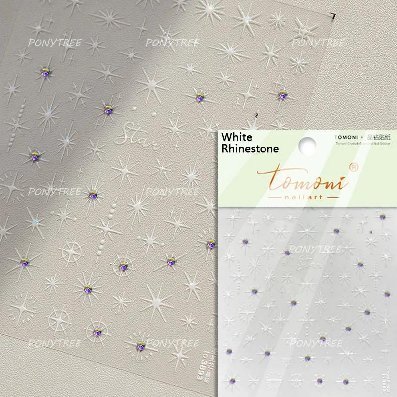Retro Gold Silver Star Sun Moon Flower Gothic Love Geometric Shapes Starburst Nail Art Stickers Manicure Decals Decoration