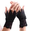 Women's Summer Lace Wrist Covers with Hollow-Out Sleeves for Tattoos and Scars