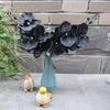 Künstliche Blume Simulation Floral Stoff Schwarz Phalaenopsis Gefälschte Blume für Home