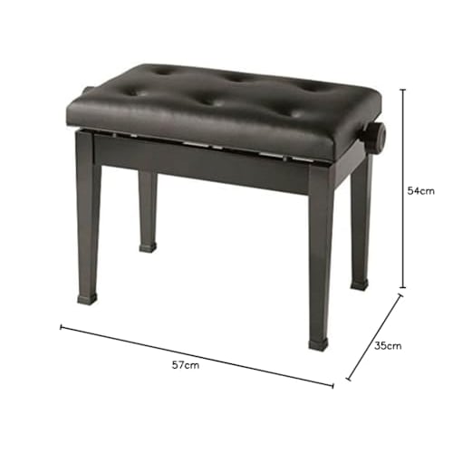 ITOMASA Piano Chair AE (Black) Adjustable Height Chair