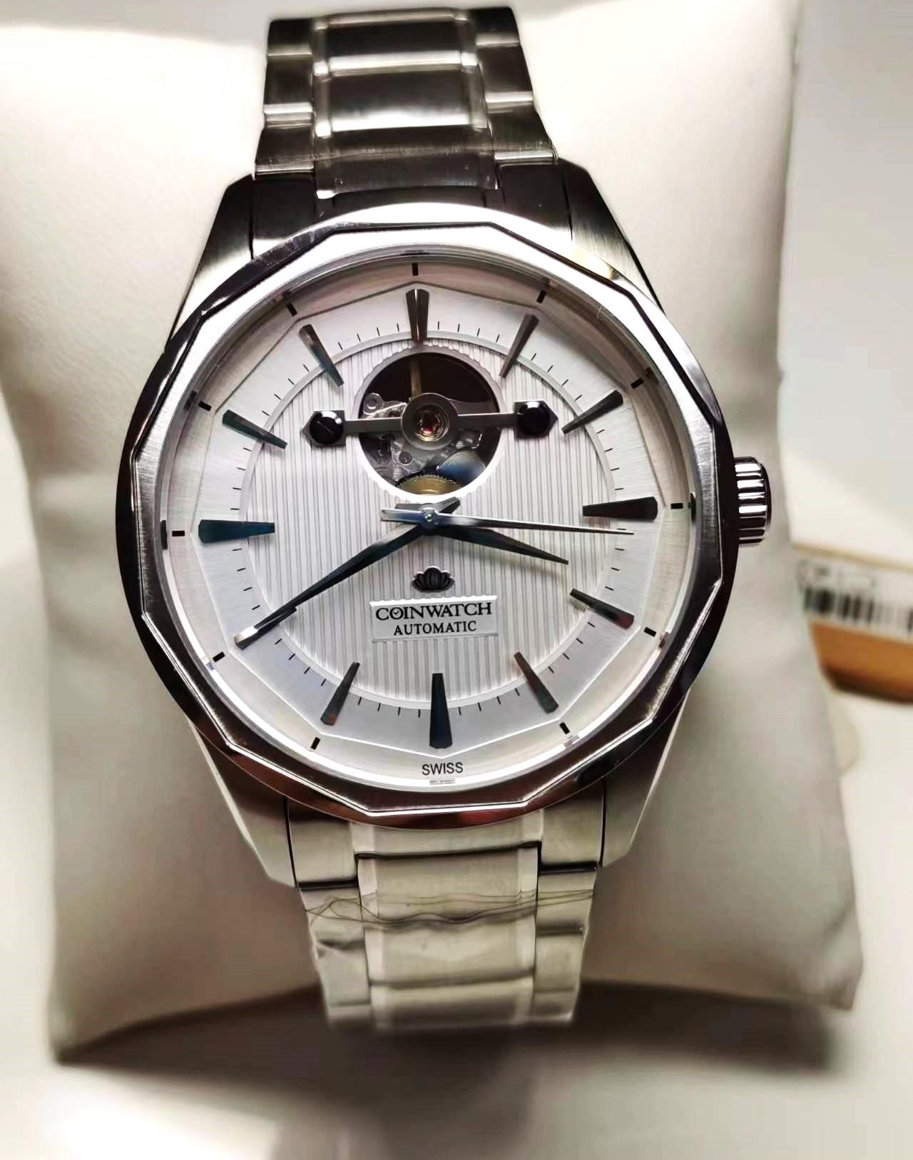 

Швейцарские автоматические часы Coinwatch из нержавеющей стали C142SWH