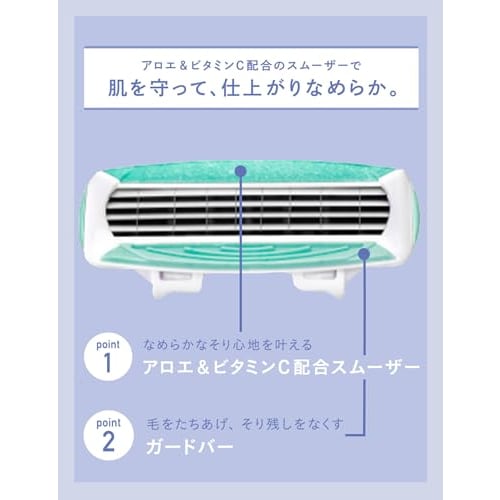 Schick Quattro Light for Sensitive Skin (2 pieces) x 2 pack Razor Women