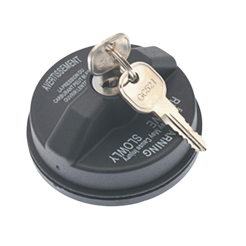 Locking Gas Cap Fuel Cap 5278655AB Car Gas Fuel Tank Cap Locking with 2 Keys for Gladiator Wrangler Cherokee