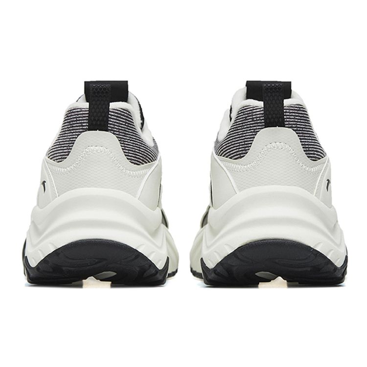 Anta Low Top Sports Casual Shoes Women sneaker Black White 122248887-4