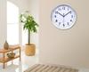 12" Minimalist Silent Metal Wall Clock - Round, Stylish, Simple Home Design, Customizable