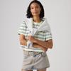 Levi's Women's American Retro Striped Knitted Short Sleeve T-shirt